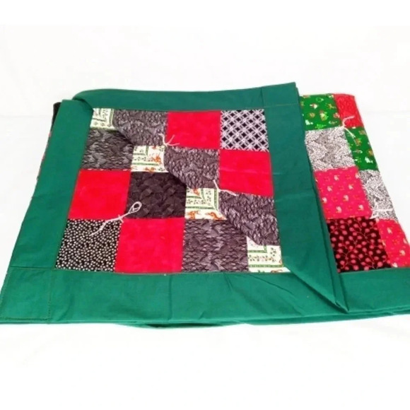Lightweight Cotton Square Handmade Patchwork Quilt - Picture 3 of 8